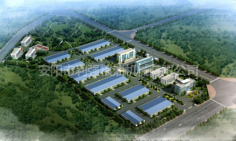 廠區(qū)規(guī)劃鳥瞰圖